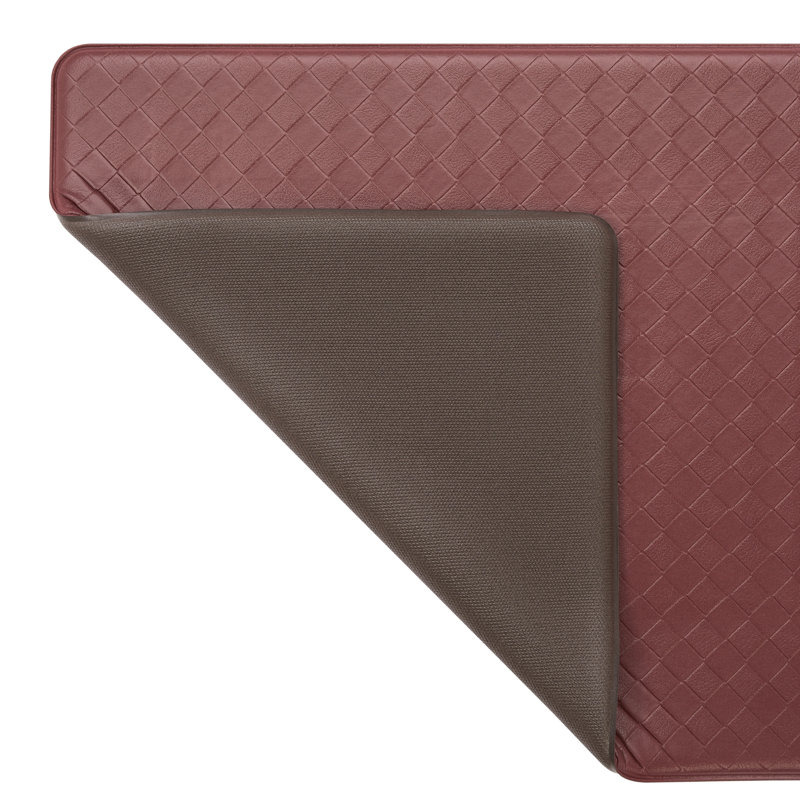 Soothing Comfort Standing Anti-fatigue Mats, Red, Rectangle 1' 6" x 4'