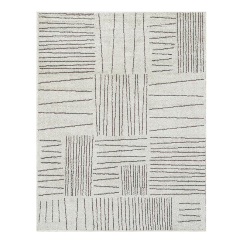 Anaka Striped Indoor Rug, Rectangle 5'3" x 7'1"