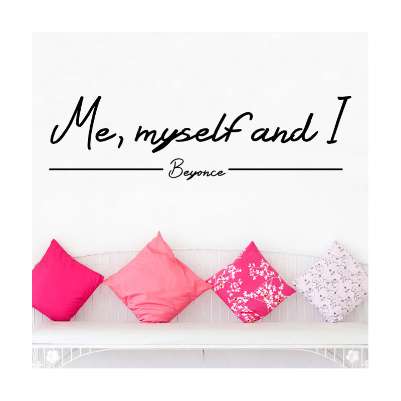 Wall Decal, Black, Large