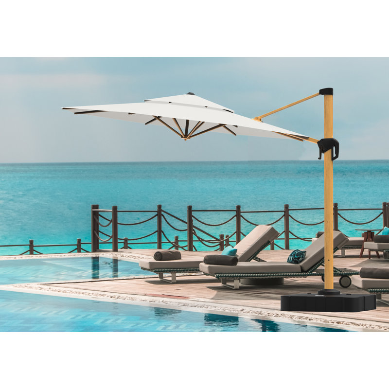 Parasol suspendu Ridit 11'5 "Ridit, Crème