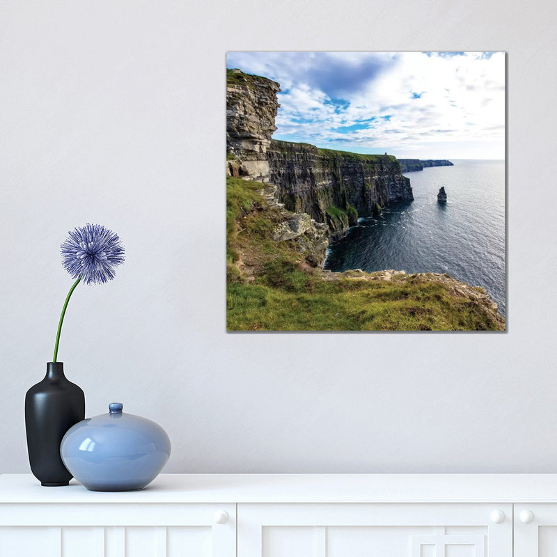 Cliffs of Moher Square 1 Piece Wrapped Canvas Wall Art, 45.72 cm H x 45.72 cm W x 3.175 cm D
