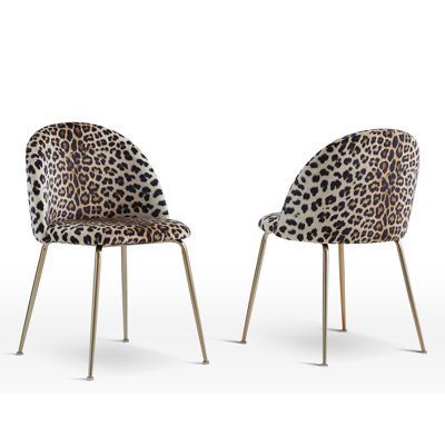 Chaise d'appoint en velours Juglegav