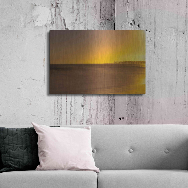 «Pier Orange» par Chris Moyer, H 24 po x l 36 po