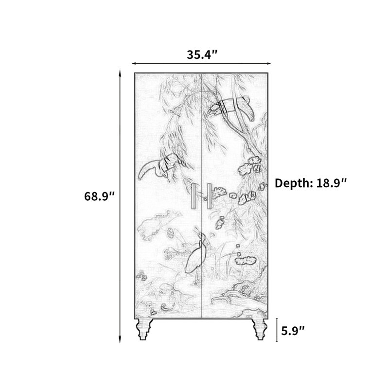 Décoration chambre garde-robe domestique