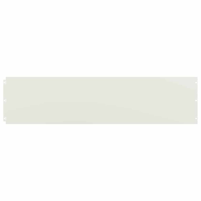 25cm H x 103cm W Cold-Rolled Steel Lawn Edging, White, 25 x 103 cm, 20