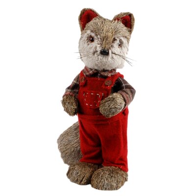 Jeco Inc. Christmas Decorative Fox Figurine & Reviews | Wayfair