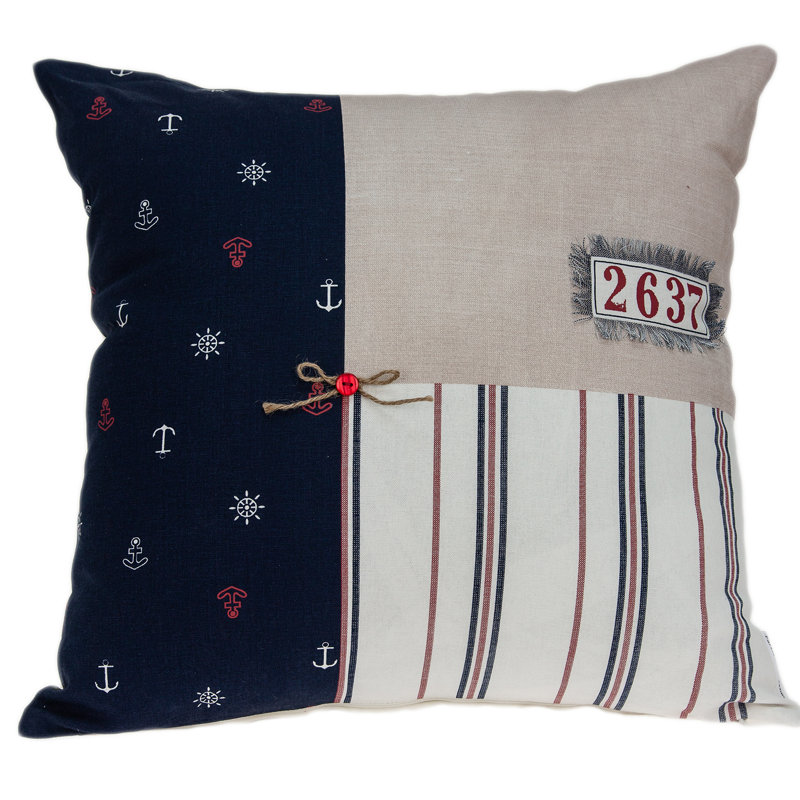 Housse de coussin en coton Lavery