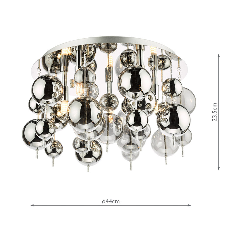 Anary Glass Flush Mount