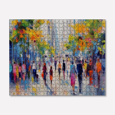 500 pièces en carton, 100% carton, 500 pièces, 18,9 x 13,4 pouces | Taille de la boîte: 13,2 po x 9,1 po x 2,0 po | Parfait pour le plaisir et la détente en famille, pièces durables de haute qualité pour un assemblage facile, cadeau idéal pour les amateurs de casse-tête