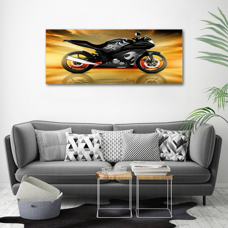 Motorcycle - Wrapped Canvas Print