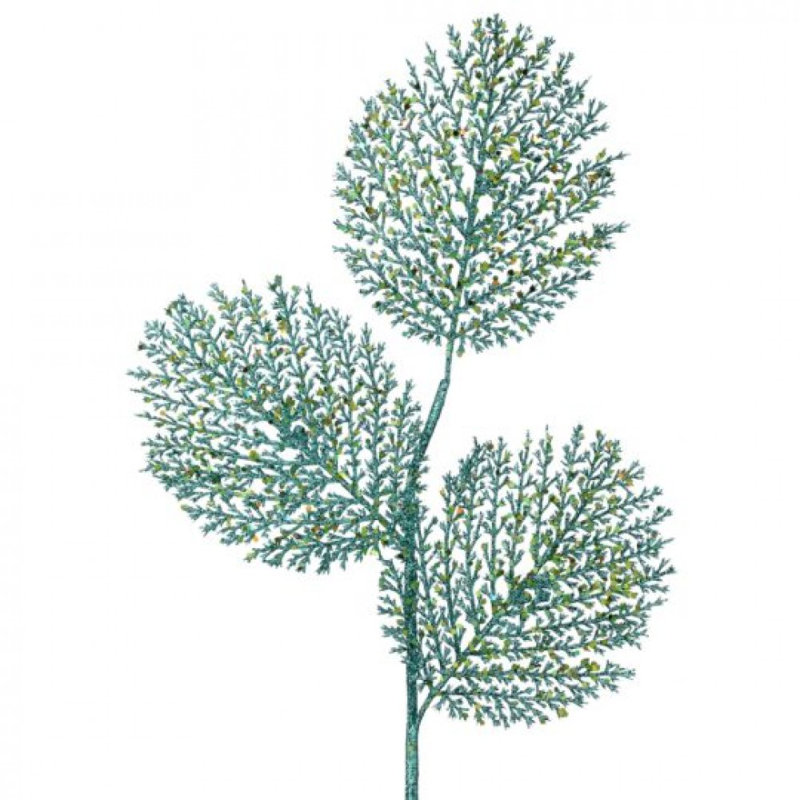 Aqua bleu scintillant récif de corail, faux plantes et arbres
