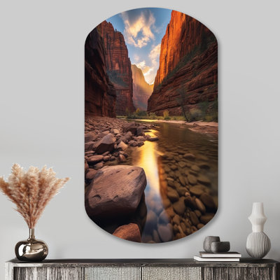 Gwynavere - Utah, art cylindrique asymétrique en métal