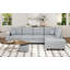 Canapé modulaire en forme de L 109,2 po U_Style avec coussins de dossier amovibles et 2 coussins