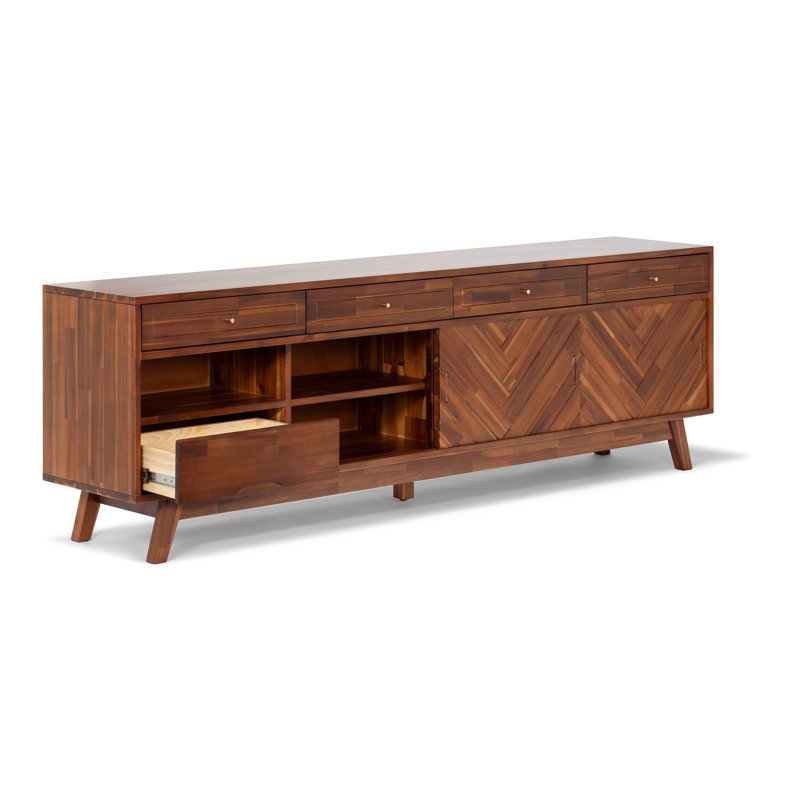 Console multimédia Anja, Marron