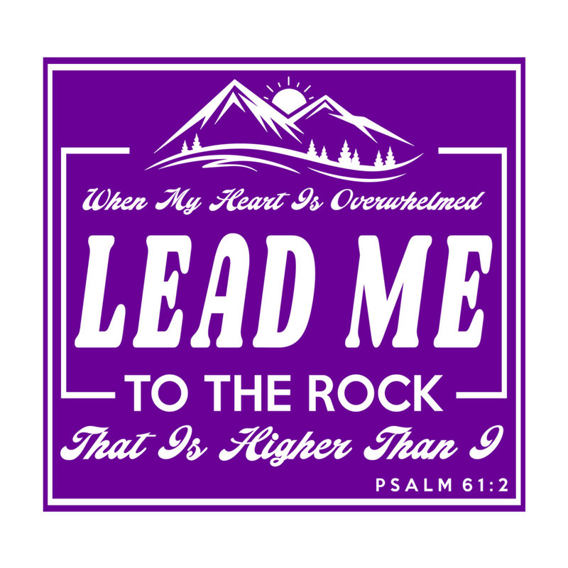 Text & Numbers Non-Wall Damaging Wall Decal, 13" H x 14" W, Purple