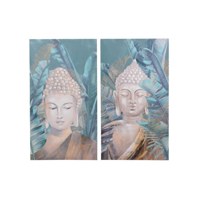 2 Piece Wrapped Canvas Painting Set