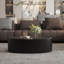 Oval Hidden Storage Coffee Table-130493920