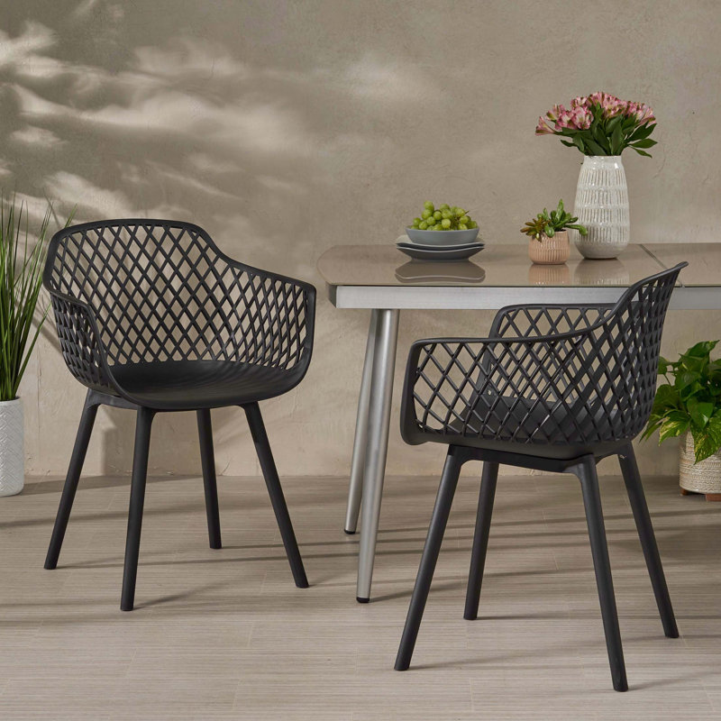 Chaise d'appoint simple, élégante et simple, Noir