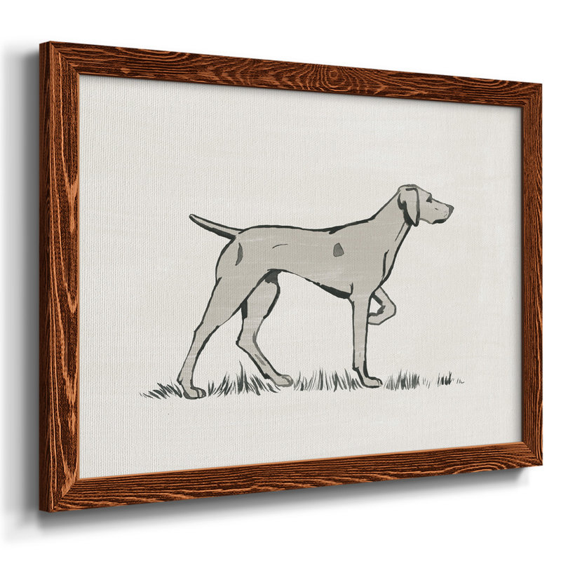 Neutre pointeur I, reproduction d'art sur toile, Érable, H 14 po x l 20 po x P 1,5 po
