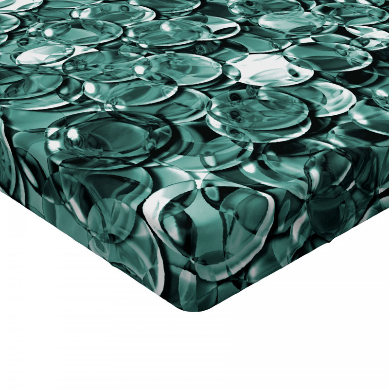 Drap-housse en microfibre Pearls, Drap-housse de taille simple