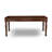 9 Piece Dining Table Set Includes a Rectangle Dining Room Table with Butterfly Leaf and 8 Linen Fabric Chairs, Mahogany