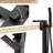 Matte Black Freestanding Bathtub Faucet, 59" - Kink Shower Hose, Dual Control For Relaxing Bath, Brass Tripod Base Waterfall Tub Filler Faucet In Black, Detachable Handheld Shower, 360° Swivel Spout,-119036841