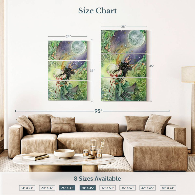Kelan The Shadowscapes Tarot - World, 38" H x 24" W
