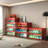 Red Sneaker Display Cabinet With Rgb Led Lighting