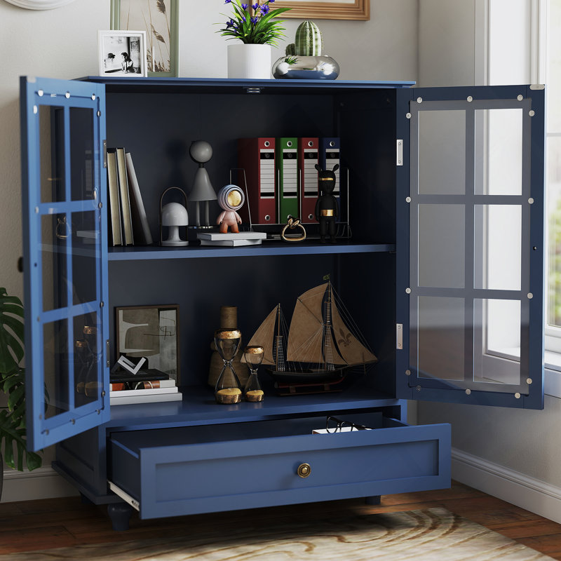 Buffet Minimalist Blue, Bleu