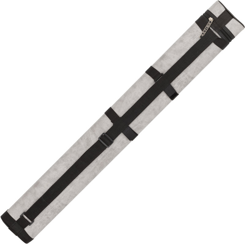 2x2 Oval Hard Pool Cue Case, Light Gray