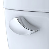 Eco Drake® Two-Piece Elongated 1.28 GPF Universal Height Toilet For 10 Inch Rough-In With Wax Ring and Toilet Mounting Bolts (Seat Not Included)