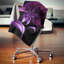 Fractale fleur mauve - coussin floral-30727876-30727880