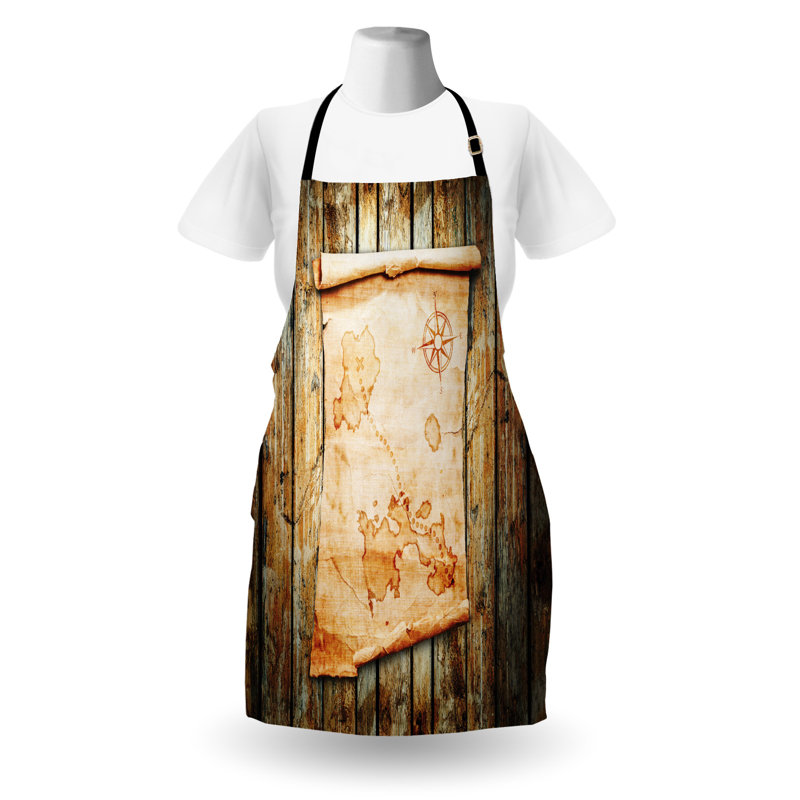 No Pattern Bib Apron
