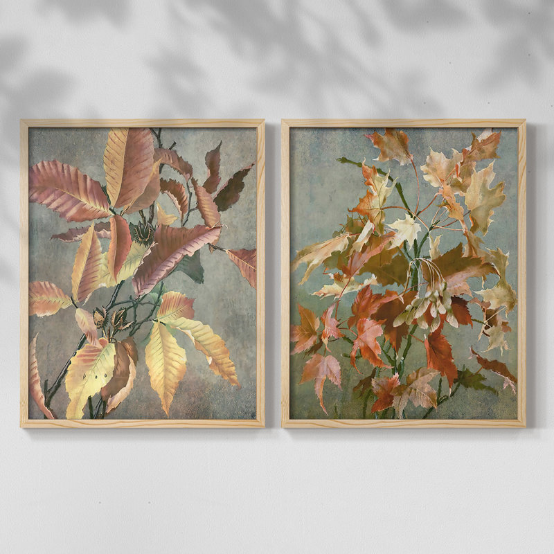 «Antique Autumn I», reproduction encadrée de qualité supérieure - prête à être accrochée - aucun clou requis - aucun clou requis