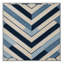  Tapis lavable rayé ivoire bleu marine-1604347352