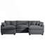 Canapé modulaire surdimensionné rembourré en U-1509869170