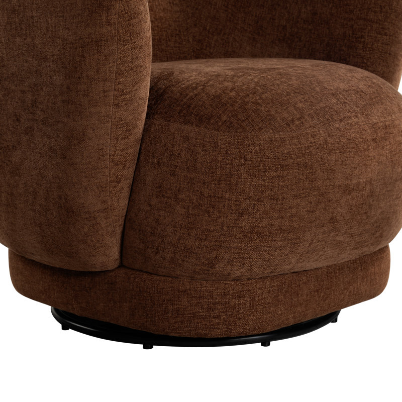 Fauteuil pivotant Octavio, Rust