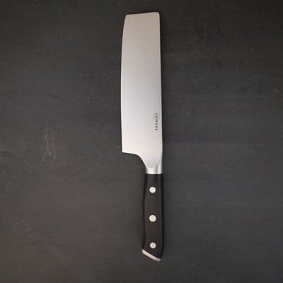 SKWARE Premier 6.5" Nakiri Knife, German Steel, Black Handle