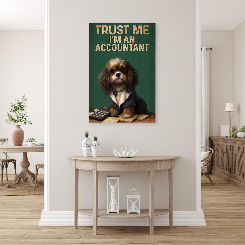 Trust Me Im An Comptant sur toile, impression, H 36 po x l 24 po x P 1,25 po
