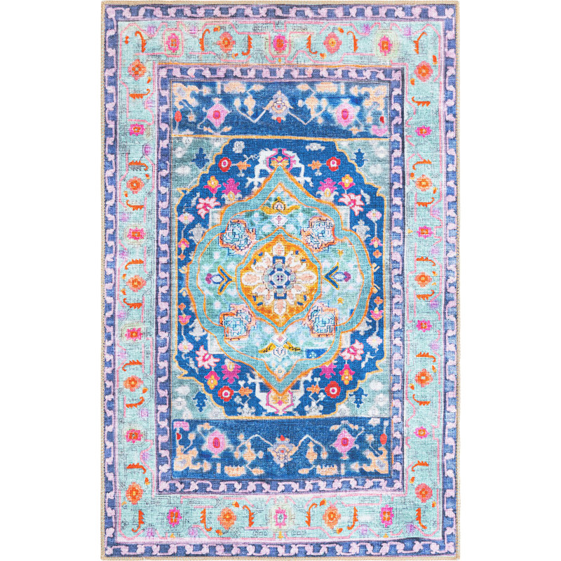 Utin Chenille Oriental Indoor Rug, Rectangle 3'6" x 5'6"