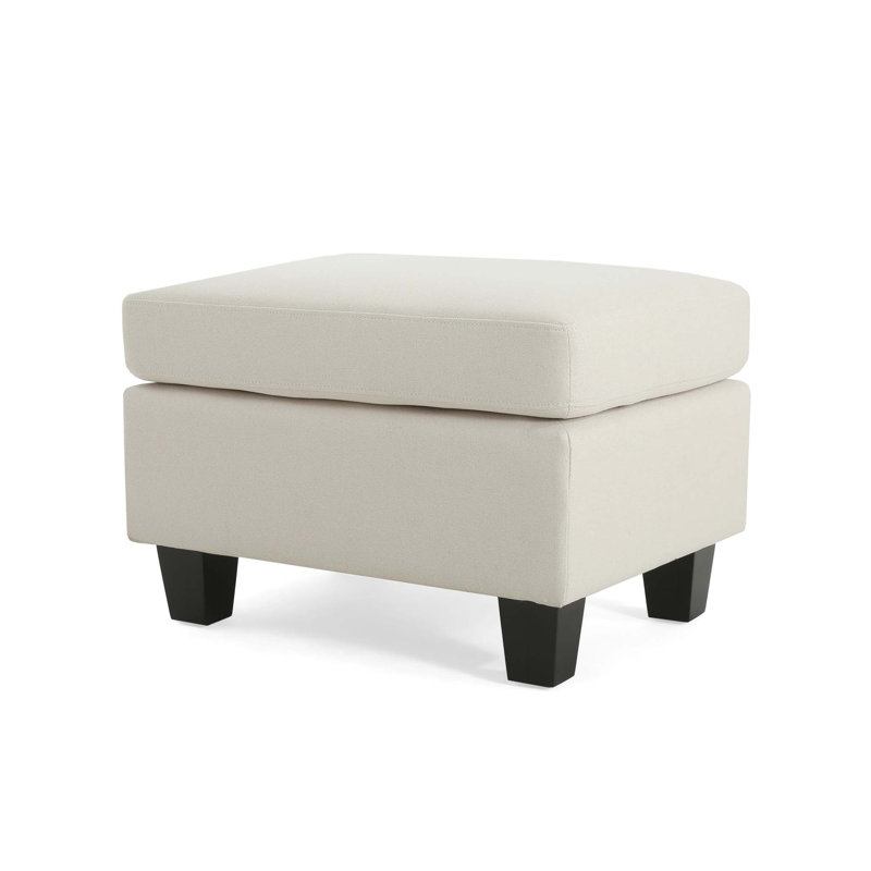 Springfield Upholstered Ottoman, Beige