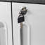 Armoire à outils en métal robuste et durable pour le garage avec roues - Armoire de rangement mobile robuste avec 1 tiroir et 2 portes verrouillables, armoire de rangement à outils roulante-225395428