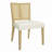Solid Rubberwood Frame Rattan Upholstered Dining Chairs-572707569-572707568