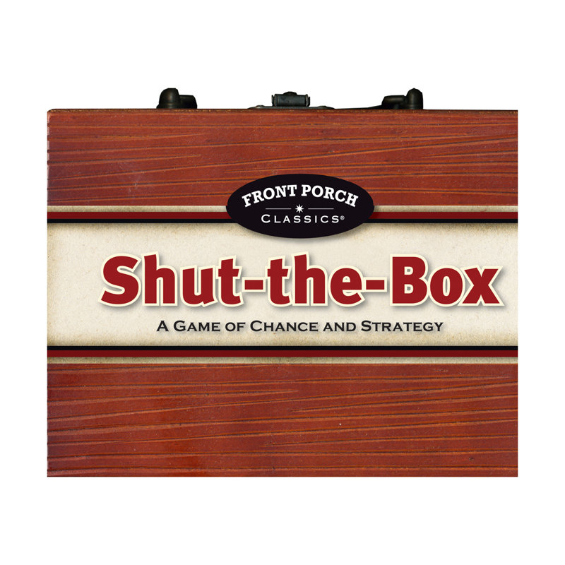 Classic Wooden Shut-the-Box Dice Game for Kids and Adults
