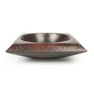 D'Vontz Bonaire 16.5'' Copper Square Bathroom Sink