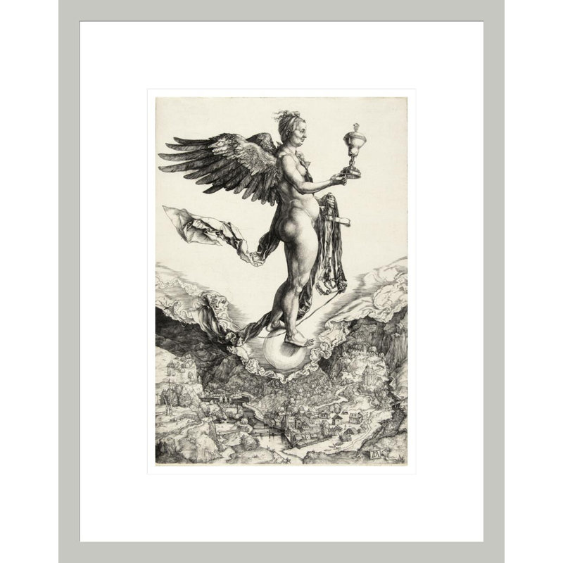 Nemesis by Albrecht Dürer -Framed Giclee Print, 16.75" H x 13.27" W