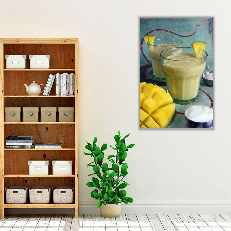 Mango Smoothie - Canvas Print Wall Art, 30" H x 20" W