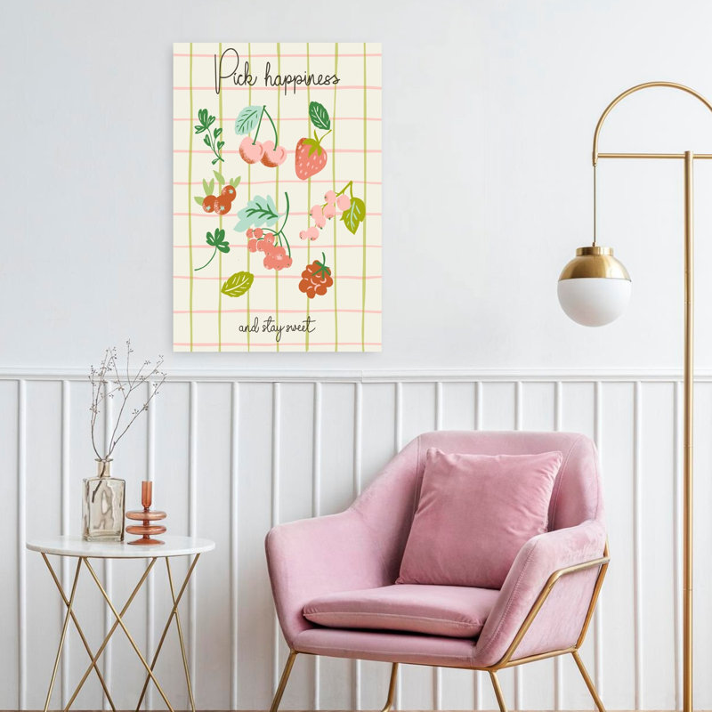 Art mural Pick Happiness Berries, H 24 po x l 16 po