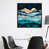 Dark Rustic Wood Framed Canvas