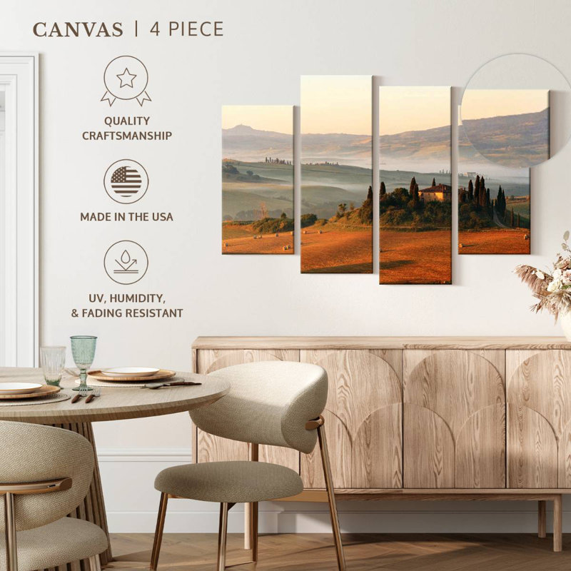 Alvord Tuscany Farmhouse, 48" H x 75" W